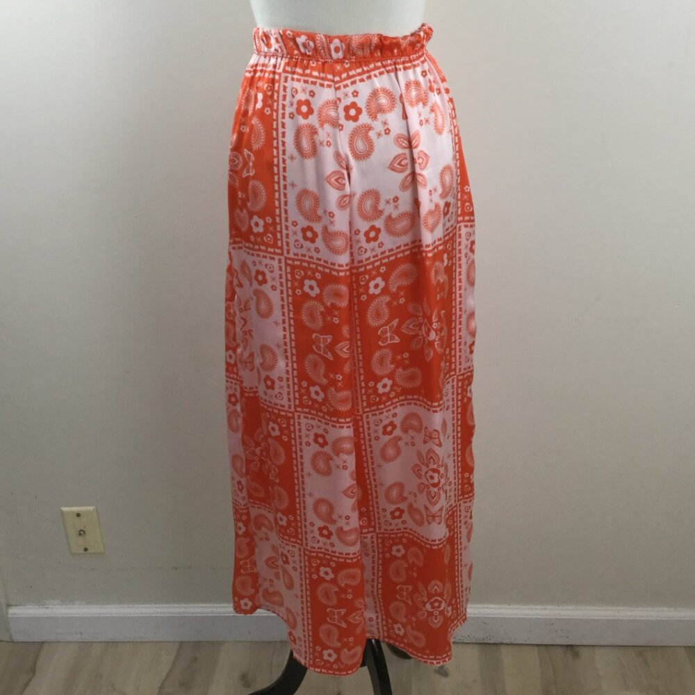 Lisa Says Gah Alyssa Orange Top AND Pant Lounge Set xs - Picture 8 of 13